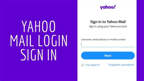 Yahoo! mail sign in